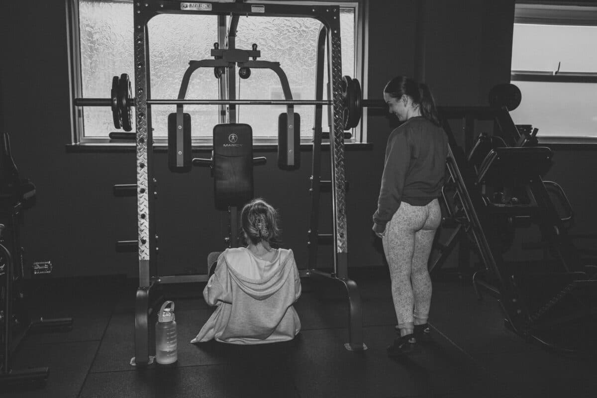 Tamzin Sandry providing personal training guidance